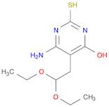 6-AMINO-5(2,2-DIETHOXYETHYL)-4-HYDROXY-2-MERCAPTOPYRIMIDINE