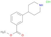 3-PIPERIDIN-4-YL-BENZOIC ACID METHYL ESTER HCL