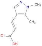 (E)-3-(1,5-Dimethyl-1H-pyrazol-4-yl)acrylic acid