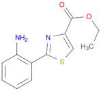 2-(2-AMINO-PHENYL)-THIAZOLE-4-CARBOXYLIC ACID ETHYL ESTER