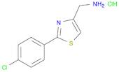 [2-(4-CHLOROPHENYL)-1,3-THIAZOL-4-YL]METHANAMINE HYDROCHLORIDE