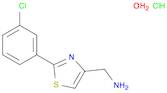 [2-(3-CHLOROPHENYL)-1,3-THIAZOL-4-YL]METHANAMINE HYDROCHLORIDE MONOHYDRATE