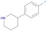 Piperidine, 3-(4-fluorophenyl)-