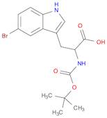 2-[(tert-butoxycarbonyl)amino]-3-(5-bromo-1H-indol-3-yl)propanoic acid