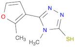 4-METHYL-5-(2-METHYL-3-FURYL)-4H-1,2,4-TRIAZOLE-3-THIOL