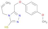 4-Allyl-5-((4-methoxyphenoxy)methyl)-4H-1,2,4-triazole-3-thiol