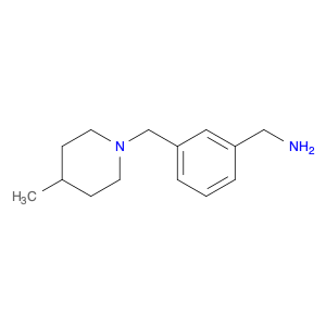 [3-[(4-METHYLPIPERIDINO)METHYL]PHENYL]METHANAMINE