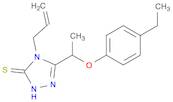 4-allyl-5-[1-(4-ethylphenoxy)ethyl]-4H-1,2,4-triazole-3-thiol