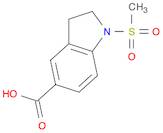 1-METHANESULFONYL-2,3-DIHYDRO-1 H-INDOLE-5-CARBOXYLIC ACID