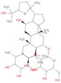 (3b,6a,12b,24R)-20,24-Epoxy-3,12,25-trihydroxydammaran-6-yl 2-O-(6-deoxy-α-L-mannopyranosyl)-β-D...