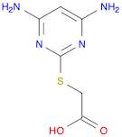 (4,6-DIAMINO-PYRIMIDIN-2-YLSULFANYL)-ACETIC ACID