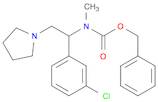 1-PYRROLIDIN-2-(3'-CHLOROPHENYL)-2-(N-CBZ-N-METHYL)AMINO-ETHANE