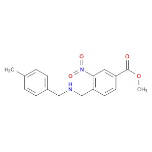 4-[(4-Methyl-benzylamino)-methyl]-3-nitro-benzoic acid methyl ester