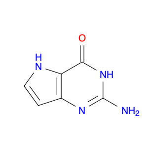 4H-Pyrrolo[3,2-d]pyrimidin-4-one, 2-amino-1,5-dihydro- (9CI)