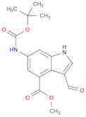 METHYL 6-N-BOC-AMINO-3-FORMYL-1H-INDOLE-4-CARBOXYLATE