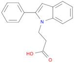 3-(2-PHENYL-INDOL-1-YL)-PROPIONIC ACID