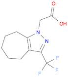 2-(3-(Trifluoromethyl)-5,6,7,8-tetrahydrocyclohepta[c]pyrazol-1(4H)-yl)acetic acid