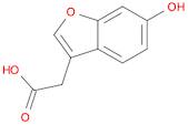 2-(6-HYDROXY-1-BENZOFURAN-3-YL) ACETIC ACID, 97