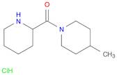 (4-METHYLPIPERIDINO)(2-PIPERIDINYL)METHANONE HYDROCHLORIDE