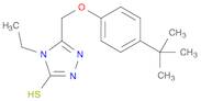 5-((4-(tert-Butyl)phenoxy)methyl)-4-ethyl-4H-1,2,4-triazole-3-thiol