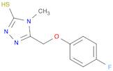 5-((4-Fluorophenoxy)methyl)-4-methyl-4H-1,2,4-triazole-3-thiol