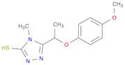 5-[1-(4-Methoxyphenoxy)ethyl]-4-methyl-4H-1,2,4-triazole-3-thiol