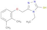 5-((2,3-Dimethylphenoxy)methyl)-4-ethyl-4H-1,2,4-triazole-3-thiol