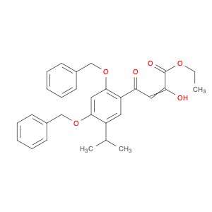 Ethyl 4-(2,4-bis(benzyloxy)-5-isopropylphenyl)-2-hydroxy-4-oxobut-2-enoate