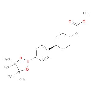 Methyl 2-(trans-4-(4-(4,4,5,5-tetramethyl-1,3,2-dioxaborolan-2-yl)phenyl)cyclohexyl)acetate