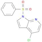 1H-Pyrrolo[2,3-b]pyridine, 4-chloro-1-(phenylsulfonyl)-