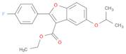 3-Benzofurancarboxylic acid, 2-(4-fluorophenyl)-5-(1-Methylethoxy)-, ethyl ester