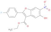 Ethyl 2-(4-fluorophenyl)-5-hydroxy-6-nitrobenzofuran-3-carboxylate