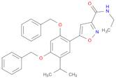 5-(2,4-bis(benzyloxy)-5-isopropylphenyl)-N-ethylisoxazole-3-carboxaMide