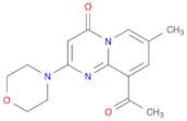 4H-Pyrido[1,2-a]pyrimidin-4-one,9-acetyl-7-methyl-2-(4-morpholinyl)-