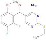 Methanone, [4-aMino-2-(ethylthio)-5-pyriMidinyl](2,3-difluoro-6-Methoxyphenyl)-