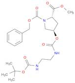 1,2-Pyrrolidinedicarboxylic acid, 4-[[[[2-[[(1,1-dimethylethoxy)carbonyl]amino]ethyl]amino]carbony…