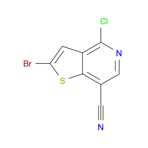 2-broMo-4-chlorothieno[3,2-c]pyridine-7-carbonitrile