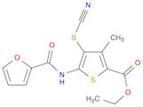 5-[(2-Furanylcarbonyl)amino]-3-methyl-4-thiocyanato-2-thiophenecarboxylic Acid Ethyl Ester