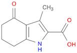 3-METHYL-4-OXO-4,5,6,7-TETRAHYDRO-1H-INDOLE-2-CARBOXYLIC ACID