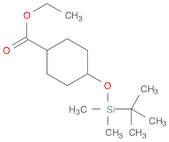 Cyclohexanecarboxylic acid, 4-[[(1,1-diMethylethyl)diMethylsilyl]oxy]-, ethyl ester