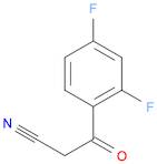 3-(2',4'-DIFLUOROPHENYL)-3-OXOPROPANENITRILE