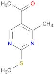 1-(4-METHYL-2-(METHYLTHIO)PYRIMIDIN-5-YL)ETHANONE