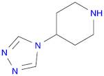 Piperidine, 4-(4H-1,2,4-triazol-4-yl)- (9CI)