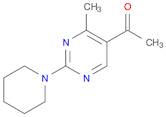 1-[4-methyl-2-(1-piperidinyl)-5-pyrimidinyl]ethanone