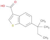 6-(1,1-DIMETHYLPROPYL)-1-BENZOTHIOPHENE-3-CARBOXYLIC ACID