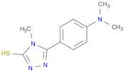 5-[4-(DIMETHYLAMINO)PHENYL]-4-METHYL-4H-1,2,4-TRIAZOLE-3-THIOL