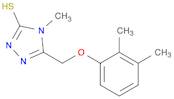 5-((2,3-Dimethylphenoxy)methyl)-4-methyl-4H-1,2,4-triazole-3-thiol