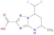 7-(Difluoromethyl)-5-methyl-4,5,6,7-tetrahydro-[1,2,4]triazolo[1,5-a]pyrimidine-2-carboxylic acid