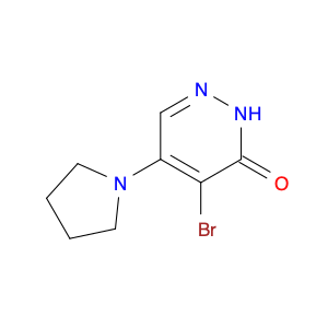 4-bromo-5-(1-pyrrolidinyl)-3(2H)-pyridazinone