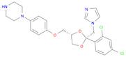 cis-1-[4-[[2-(2,4-dichlorophenyl)-2-(1H-imidazol-1-ylmethyl)-1,3-dioxolan-4-yl]methoxy]phenyl]pipe…